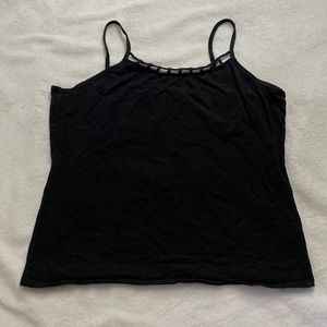 Maurice’s Camisole Tank Top; black; size: 1 (XL)